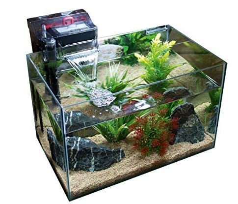 Aquarium Filter Fish Tank Upper Box Filters System for 10/20 Gallon Fish Tank