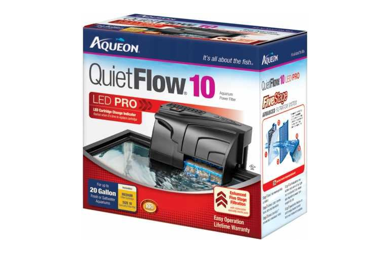 Aqueon QuietFlow 10 Power Filter 