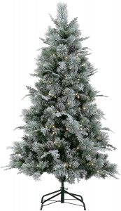 LordofXMAS Flocked Artificial Christmas Tree
